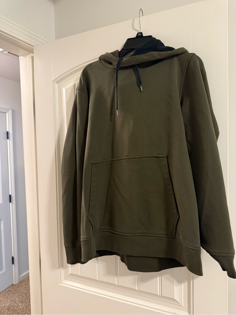 Banana Republic Olive Green Hooded Sweatshirt
